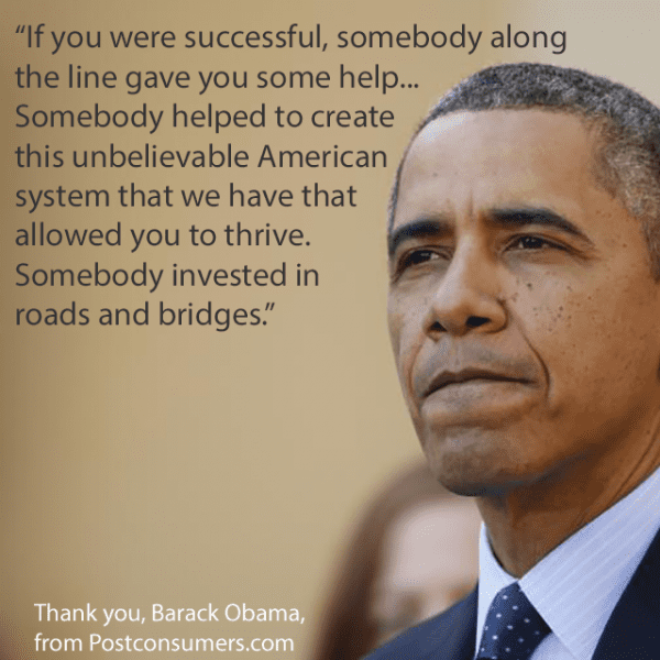 Favorite President Barack Obama Quotes: Somebody Helped Create America