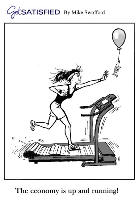 Funny Treadmill Cartoon